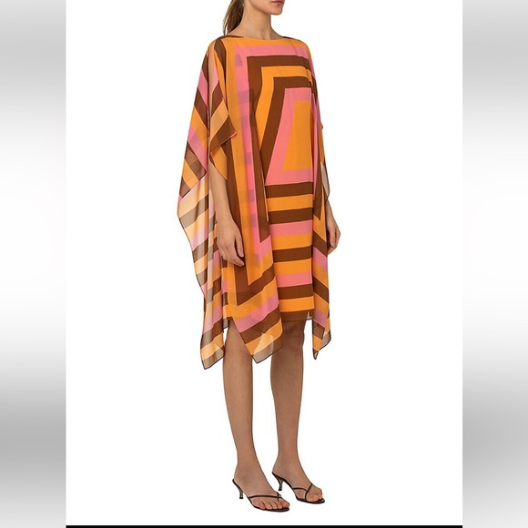 NWOT Akris Infinite Trapezoid Silk Crepe Dress Runway Spring 2022 - Picture 8 of 16